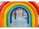 splash pad with rainbow arch, a water umbrella and shallow water at 1105 S Ocean Blvd. # 520, Myrtle Beach, SC 29577