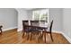 Dining room featuring hardwood floors, natural light and a wooden table at 1155 Palmetto St., Georgetown, SC 29440