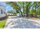 Long driveway leads to a detached garage and fenced backyard, great for parking at 1155 Palmetto St., Georgetown, SC 29440