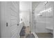 Stylishly designed bathroom boasts a glass-enclosed shower and sleek fixtures at 116 Glengrove Lane, Murrells Inlet, SC 29576