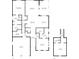Detailed floor plan showcasing the layout of the home's bedrooms, living spaces, and kitchen at 116 Glengrove Lane, Murrells Inlet, SC 29576