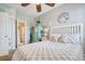 Bedroom with a peek into the adjoining bathroom at 121 Waypoint Ridge Ave. # P-15, Little River, SC 29566