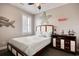 Bedroom with coastal decor and a decorative headboard at 121 Waypoint Ridge Ave. # P-15, Little River, SC 29566