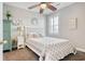 Comfortable bedroom with coastal decor and white wooden furniture at 121 Waypoint Ridge Ave. # P-15, Little River, SC 29566