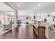 Expansive living room showcasing an open floor plan leading to a kitchen and dining area at 1210 East Isle Of Palms Ave., Myrtle Beach, SC 29579