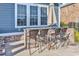 Outdoor wet bar with seating for four at 1210 East Isle Of Palms Ave., Myrtle Beach, SC 29579