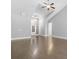 Open living room featuring high ceilings and hardwood floors at 1600 Palmetto Palm Dr., Myrtle Beach, SC 29579