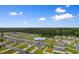 Discover this home's prime location in the Tallwood Lakes community from an aerial view at 171 Cassina Dr., Longs, SC 29568