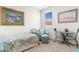 Bedroom with a window, sitting area, bed and chair at 171 Cassina Dr., Longs, SC 29568