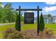 Tallwood Lakes entrance sign with manicured landscaping adds to the community's charm at 171 Cassina Dr., Longs, SC 29568