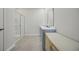 Bathroom featuring double sinks, a walk-in shower, and a large vanity at 1723 Perthshire Loop, Myrtle Beach, SC 29579