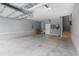Clean, open garage with ample space, lighting, and automatic door at 201 West Isle Of Palms Ave., Myrtle Beach, SC 29579
