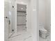 Bathroom with a glass shower, a walk-in closet and a water closet at 2205 Yellow Morel Way, Myrtle Beach, SC 29579
