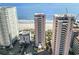 The Palms resort with an aerial view of beach access, and ocean views at 2500 N Ocean Blvd. # Ph 1, Myrtle Beach, SC 29577