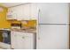 Kitchen featuring white cabinets, standard appliances, and countertops at 2801 S Ocean Blvd. # 535, North Myrtle Beach, SC 29582