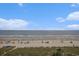 Beautiful view of the beach and ocean with blue skies from resort at 2801 S Ocean Blvd. # 535, North Myrtle Beach, SC 29582