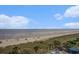 Gorgeous ocean view with blue skies perfect for relaxing on vacation at 2801 S Ocean Blvd. # 535, North Myrtle Beach, SC 29582