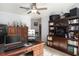 Cozy home office with wooden furniture and neutral paint at 2981 Victor Rd., Longs, SC 29568