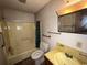Bathroom with tub, toilet, and vanity at 41 Harmon St., Hemingway, SC 29554