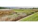 Lush backyard with marsh views and a wooden walkway border at 4396 Baldwin Ave. # 1, Little River, SC 29566
