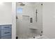 Modern bathroom featuring a glass-enclosed shower with stylish tiling and sleek fixtures at 4617 Hedrick St., North Myrtle Beach, SC 29582