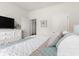 Bedroom with a comfortable bed and a dresser with a television and two closets at 462 Pacific Commons Dr., Surfside Beach, SC 29575