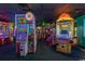 Fun game room with colorful arcade games and machines at 4800 S Ocean Blvd. # 1221, North Myrtle Beach, SC 29582
