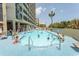 Shallow outdoor pool with gradual entry, ensuring a safe and enjoyable swim for all ages at 4800 S Ocean Blvd. # 1221, North Myrtle Beach, SC 29582