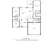 Detailed floor plan showcasing the layout of the house with dimensions for each room at 5115 Huston Rd., Conway, SC 29526