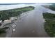 Aerial view of marina near Georgetown at 514 Palm St., Georgetown, SC 29440