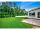 Spacious backyard with privacy fence and concrete patio at 5153 Country Pine Dr., Myrtle Beach, SC 29579