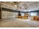 Spacious two car garage with storage shelving at 5153 Country Pine Dr., Myrtle Beach, SC 29579