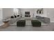 Tastefully decorated living room with designer furniture, decor, and tile floors at 5621 Camilla Ct., Myrtle Beach, SC 29579