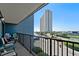 Enjoy balcony view of waterway, parking and a beach tower at 5905 S Kings Hwy. # 242B, Myrtle Beach, SC 29575