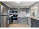 Well-equipped kitchen with stainless steel appliances and ample storage at 5905 S Kings Hwy. # 242B, Myrtle Beach, SC 29575