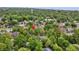 Expansive aerial perspective showing the property nestled in a tree-filled area near the waterfront and town at 614 15Th Ave. S # 41, Surfside Beach, SC 29575