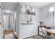 Cozy dining area with stylish decor, a view into the kitchen, and plenty of space for entertaining at 614 15Th Ave. S # 41, Surfside Beach, SC 29575