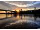 Gorgeous sunset view overlooking the waterway and community at 620 Lorenzo Dr. # 620, North Myrtle Beach, SC 29582