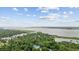 High aerial view showcasing the waterway and complex's convenient location at 64 Bamboo Loop # 161, Georgetown, SC 29440