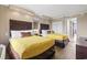 Inviting bedroom featuring two comfortable beds, neutral walls, and ample closet space at 6900 North Ocean Blvd. # 938, Myrtle Beach, SC 29572