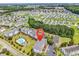 Discover this community showcasing a pool, mature trees, and nearby ponds, enhanced with a location marker pin at 701 Salleyport Dr. # 1117, Myrtle Beach, SC 29579