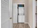 Convenient laundry room area with a stacked washer and dryer unit, ready for use at 701 Salleyport Dr. # 1117, Myrtle Beach, SC 29579