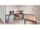 Home office space with wood flooring, large windows, and wood desk for productivity at 701 Salleyport Dr. # 1117, Myrtle Beach, SC 29579