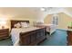 Bedroom with two beds and a vintage aesthetic at 702 Compass Point Dr., North Myrtle Beach, SC 29582
