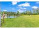 Large back yard featuring pool, and landscaping at 7377 Pauley Swamp Rd., Conway, SC 29527