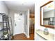 Inviting foyer with tile floors, stainless steel appliances, and decorative accents create a warm welcome at 8121 Amalfi Pl. # 7-805, Myrtle Beach, SC 29572