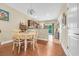 Cozy dining area with hardwood floors near kitchen at 837 Triple Ct. # 837, Myrtle Beach, SC 29588