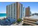 Oceanfront condo building, Sands Ocean Club, offers stunning views and convenient parking at 9550 Shore Dr. # 1523, Myrtle Beach, SC 29572