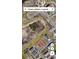 Aerial view of the land plot location for a home near the marina at 1105 Salt Windy Way, North Myrtle Beach, SC 29582