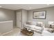 Cozy living room showcases a stylish coffee table and neutral color scheme at 1120 Oak Meadow Dr., Conway, SC 29526